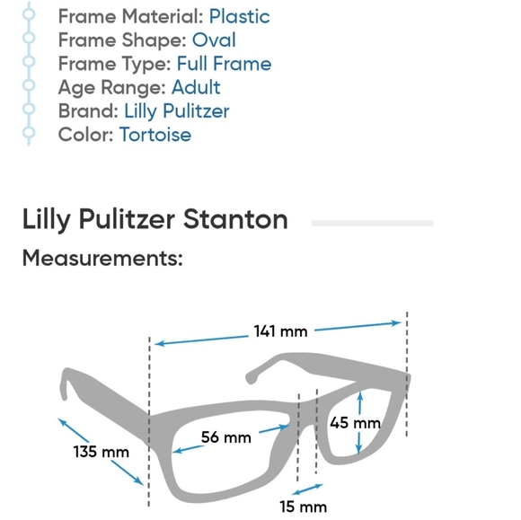 Lilly Pulitzer Stanton sunglasses frame and case - Picture 9 of 14